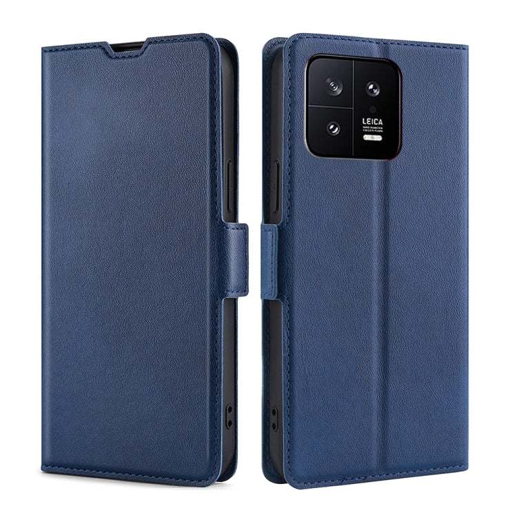 Ultra-thin Voltage Side Buckle Leather Phone Case