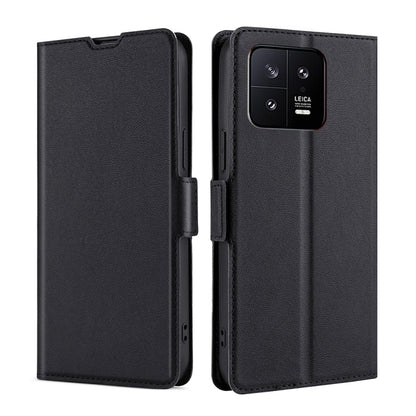 Ultra-thin Voltage Side Buckle Leather Phone Case