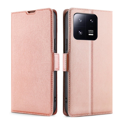 Ultra-thin Voltage Side Buckle Leather Phone Case