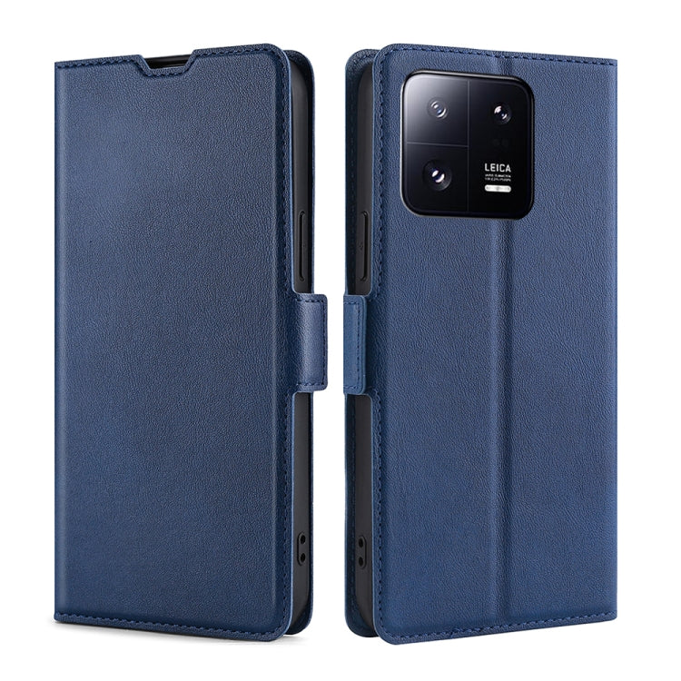 Ultra-thin Voltage Side Buckle Leather Phone Case