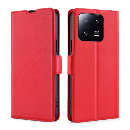 Ultra-thin Voltage Side Buckle Leather Phone Case