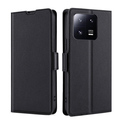 Ultra-thin Voltage Side Buckle Leather Phone Case