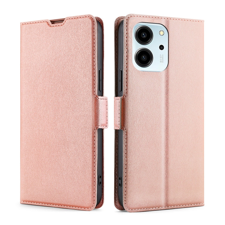 Ultra-thin Voltage Side Buckle Leather Phone Case