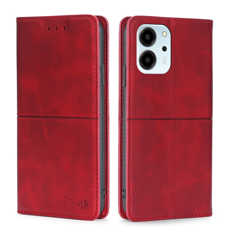 Cow Texture Magnetic Horizontal Flip Leather Phone Case