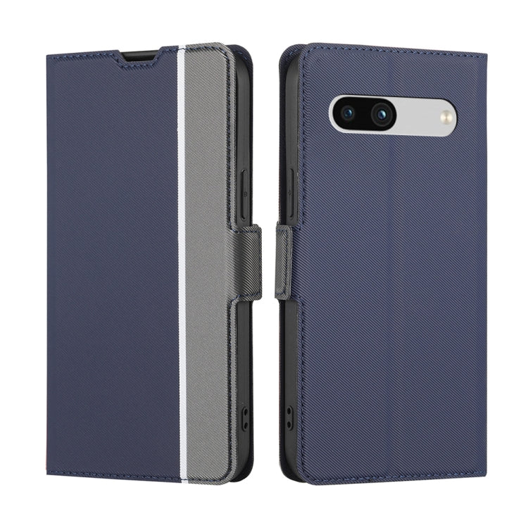 Twill Texture Side Button Leather Phone Case