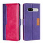 Contrast Color Side Buckle Leather Phone Case