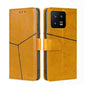 Geometric Stitching Horizontal Flip Leather Phone Case