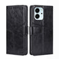 Geometric Stitching Horizontal Flip Leather Phone Case