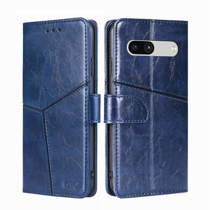 Geometric Stitching Horizontal Flip Leather Phone Case