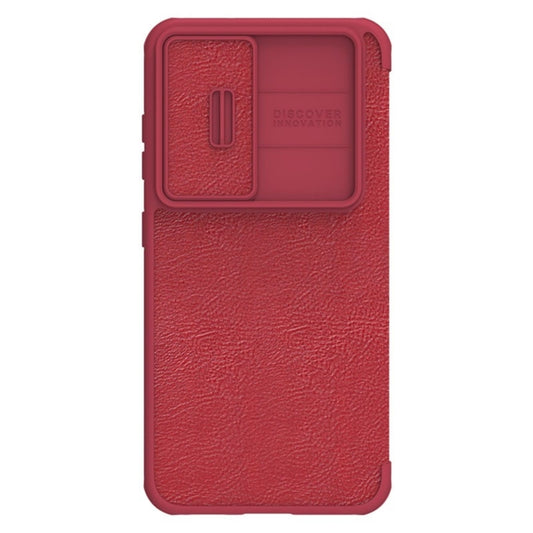 NILLKIN QIN Series Pro Sliding Camera Cover Design Leather Phone Case, For Samsung Galaxy S23+ 5G