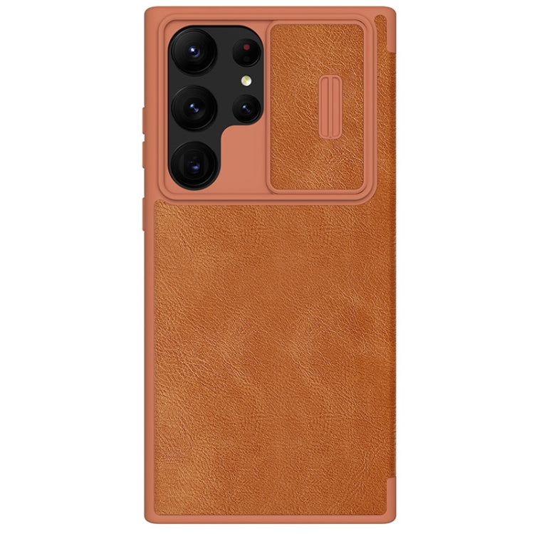 NILLKIN QIN Series Pro Sliding Camera Cover Design Leather Phone Case