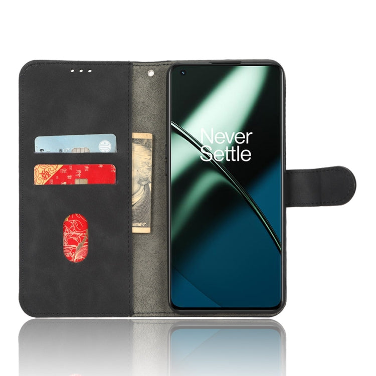 Skin Feel Magnetic Flip Leather Phone Case