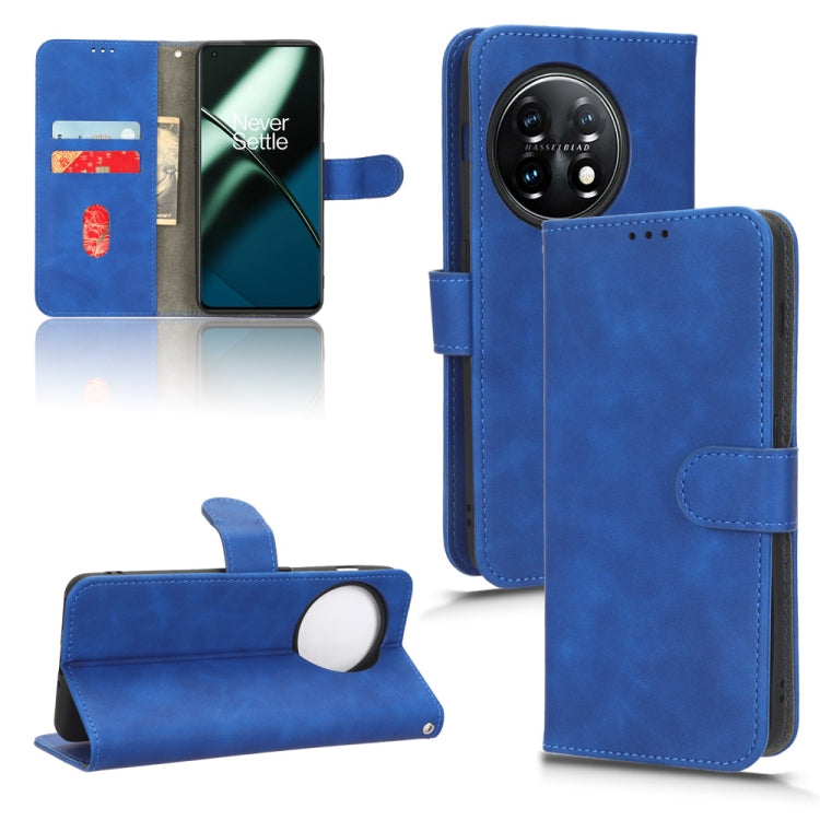 Skin Feel Magnetic Flip Leather Phone Case