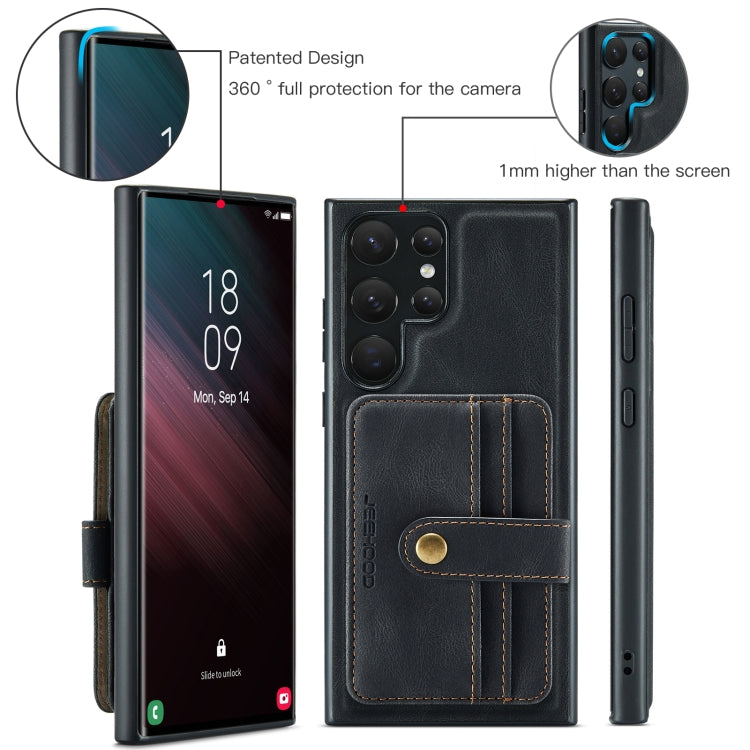 JEEHOOD RFID Blocking Anti-Theft Magnetic Phone Case