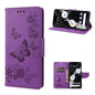 Butterfly Embossed Horizontal Flip Leather Phone Case