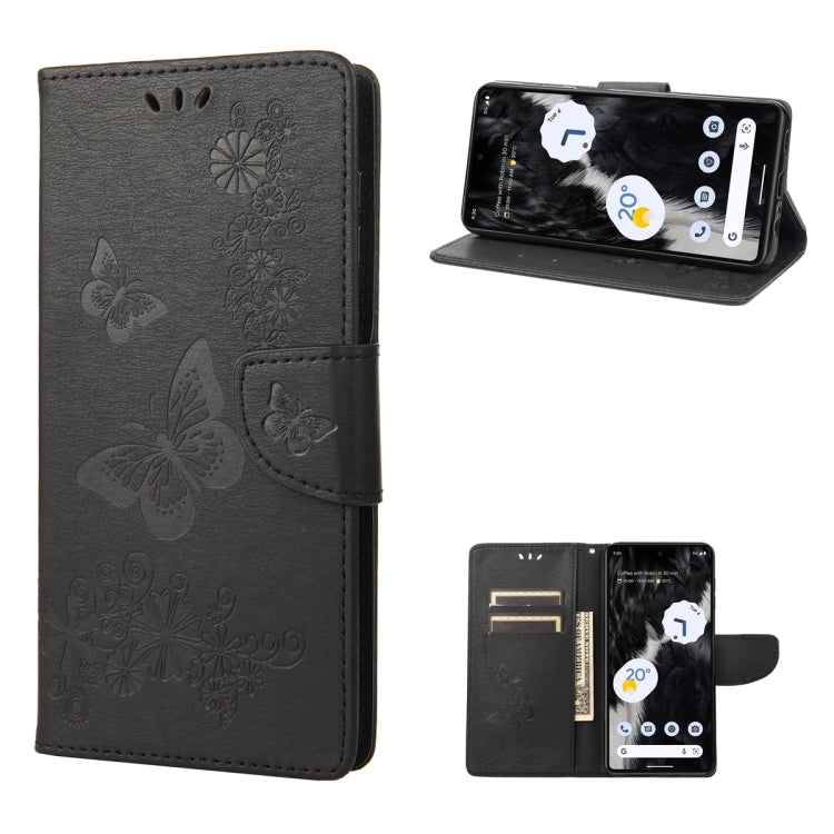 Butterfly Embossed Horizontal Flip Leather Phone Case