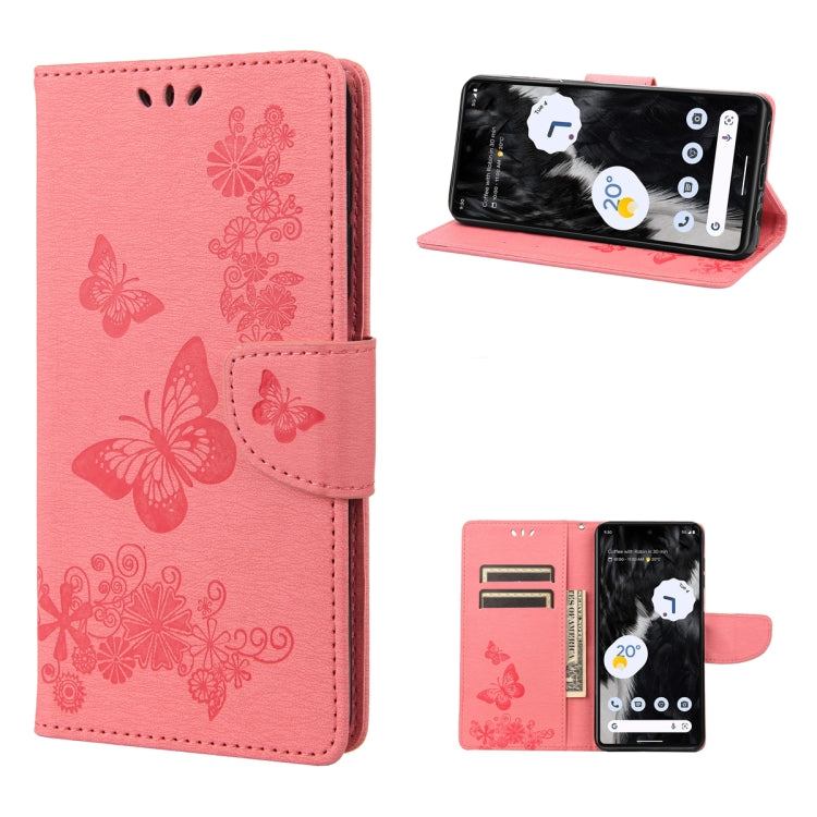 Butterfly Embossed Horizontal Flip Leather Phone Case