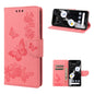 Butterfly Embossed Horizontal Flip Leather Phone Case