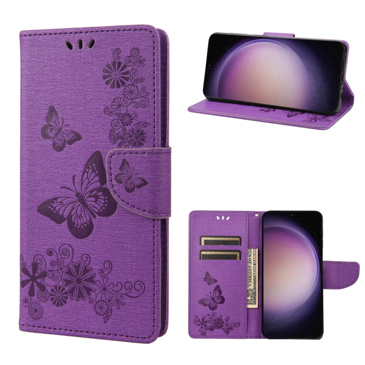 Butterfly Embossed Horizontal Flip Leather Phone Case, For Google Pixel 7a, For Samsung Galaxy S23 5G, For Samsung Galaxy S23+ 5G