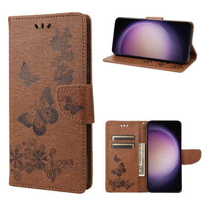 Butterfly Embossed Horizontal Flip Leather Phone Case, For Google Pixel 7a, For Samsung Galaxy S23 5G, For Samsung Galaxy S23+ 5G