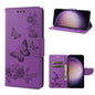 Butterfly Embossed Horizontal Flip Leather Phone Case