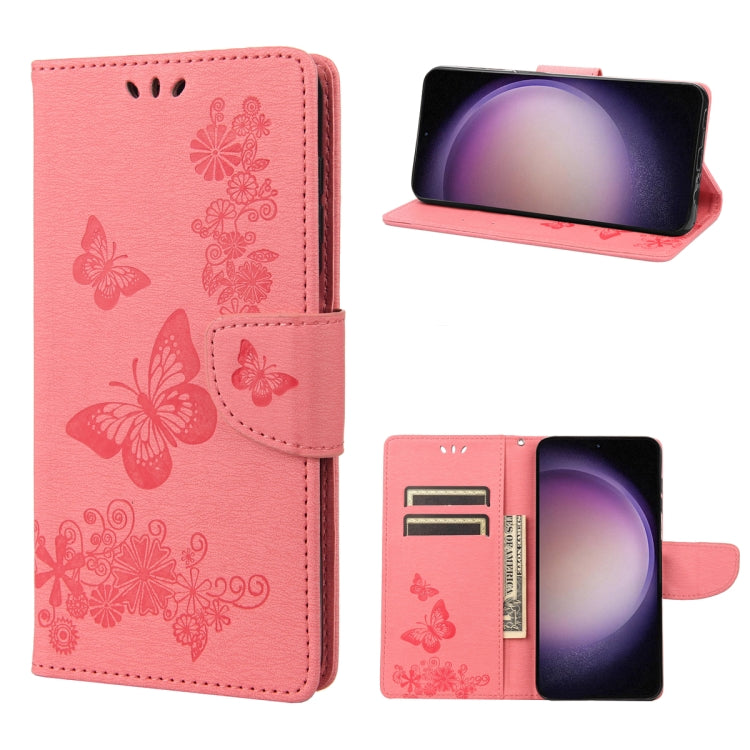 Butterfly Embossed Horizontal Flip Leather Phone Case, For Google Pixel 7a, For Samsung Galaxy S23 5G, For Samsung Galaxy S23+ 5G