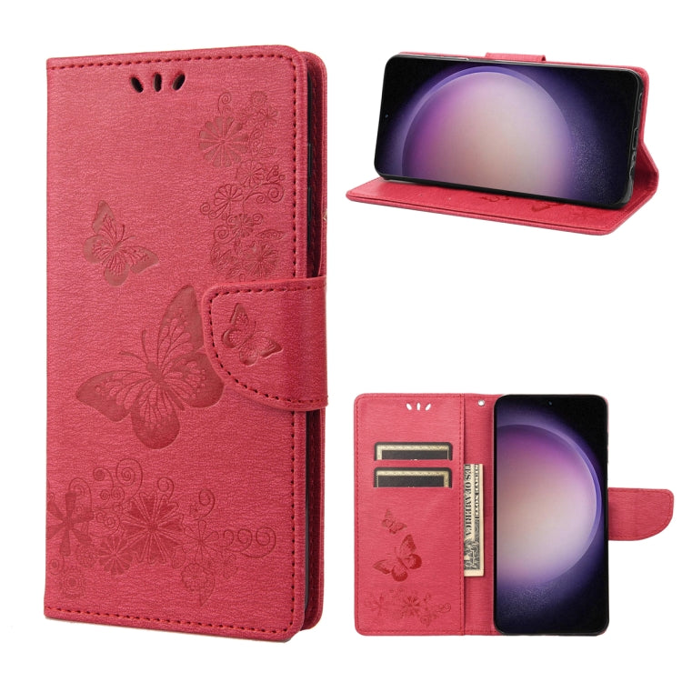 Butterfly Embossed Horizontal Flip Leather Phone Case, For Google Pixel 7a, For Samsung Galaxy S23 5G, For Samsung Galaxy S23+ 5G