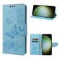Butterfly Embossed Horizontal Flip Leather Phone Case, For Samsung Galaxy S23 Ultra 5G