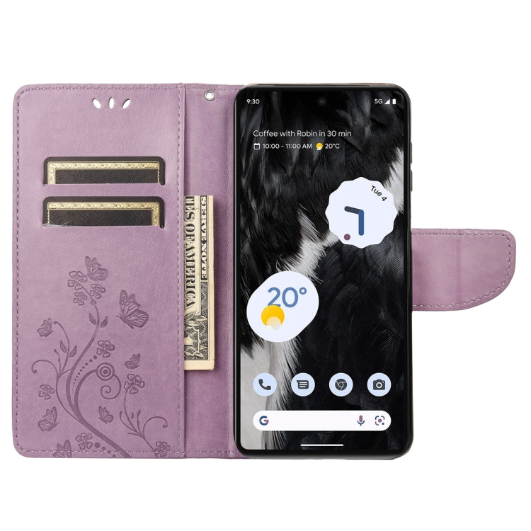 Butterfly Flower Pattern Flip Leather Phone Case, For Google Pixel 7a, For Samsung Galaxy S23 5G, For Samsung Galaxy S23+ 5G