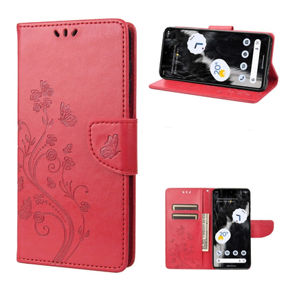 Butterfly Flower Pattern Flip Leather Phone Case, For Google Pixel 7a, For Samsung Galaxy S23 5G, For Samsung Galaxy S23+ 5G