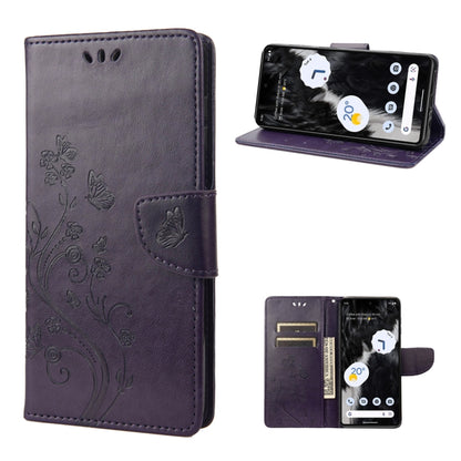 Butterfly Flower Pattern Flip Leather Phone Case, For Google Pixel 7a, For Samsung Galaxy S23 5G, For Samsung Galaxy S23+ 5G