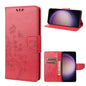 Butterfly Flower Pattern Flip Leather Phone Case, For Google Pixel 7a, For Samsung Galaxy S23 5G, For Samsung Galaxy S23+ 5G