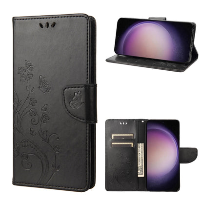 Butterfly Flower Pattern Flip Leather Phone Case, For Google Pixel 7a, For Samsung Galaxy S23 5G, For Samsung Galaxy S23+ 5G