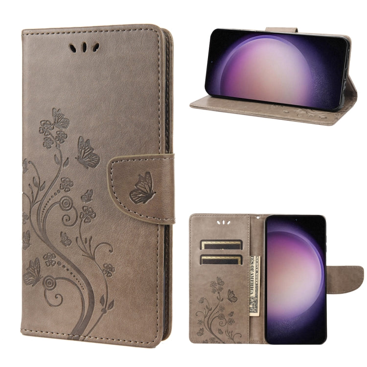 Butterfly Flower Pattern Flip Leather Phone Case, For Google Pixel 7a, For Samsung Galaxy S23 5G, For Samsung Galaxy S23+ 5G