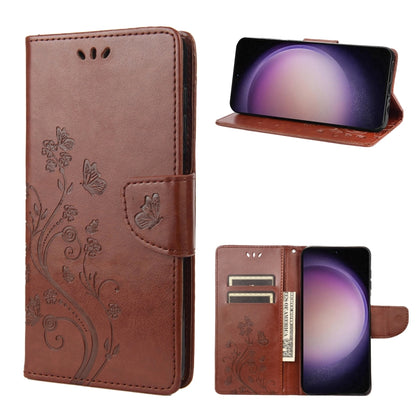 Butterfly Flower Pattern Flip Leather Phone Case, For Google Pixel 7a, For Samsung Galaxy S23 5G, For Samsung Galaxy S23+ 5G
