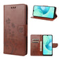Butterfly Flower Pattern Flip Leather Phone Case