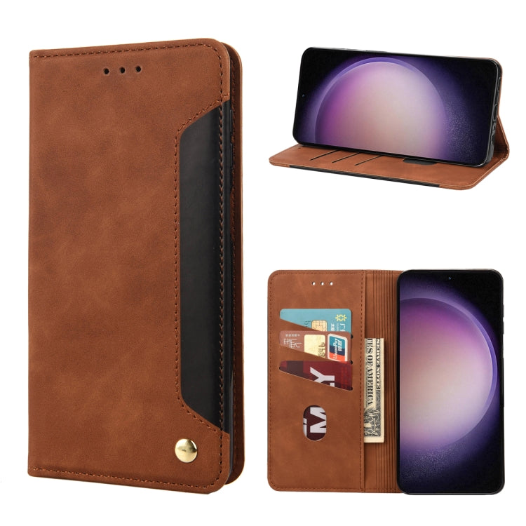 Skin Feel Splicing Leather Phone Case, For Google Pixel 7a, For Samsung Galaxy S23 5G, For Samsung Galaxy S23+ 5G, For Samsung Galaxy S23 Ultra 5G