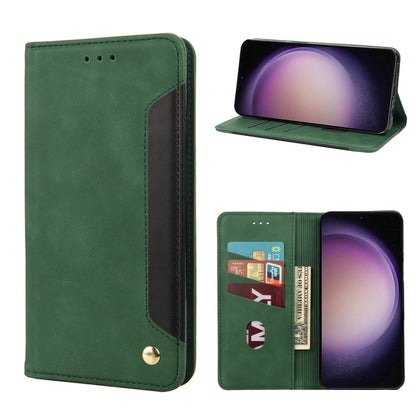 Skin Feel Splicing Leather Phone Case, For Google Pixel 7a, For Samsung Galaxy S23 5G, For Samsung Galaxy S23+ 5G, For Samsung Galaxy S23 Ultra 5G
