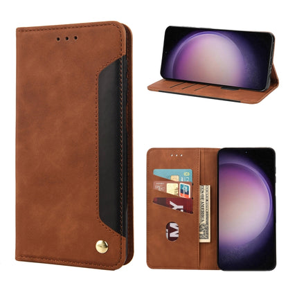 Skin Feel Splicing Leather Phone Case, For Google Pixel 7a, For Samsung Galaxy S23 5G, For Samsung Galaxy S23+ 5G, For Samsung Galaxy S23 Ultra 5G