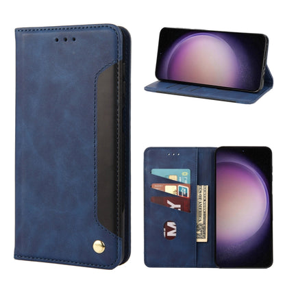 Skin Feel Splicing Leather Phone Case, For Google Pixel 7a, For Samsung Galaxy S23 5G, For Samsung Galaxy S23+ 5G, For Samsung Galaxy S23 Ultra 5G