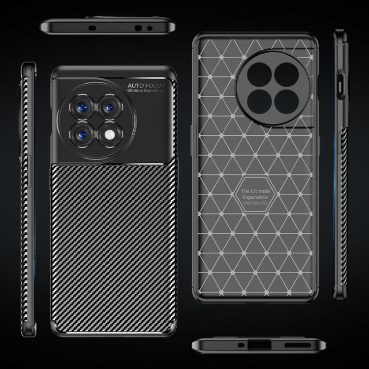 Carbon Fiber Texture Shockproof TPU Phone Case