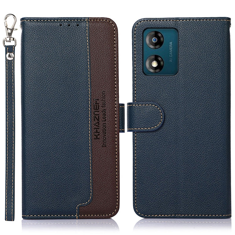 KHAZNEH Litchi Texture Leather RFID Phone Case
