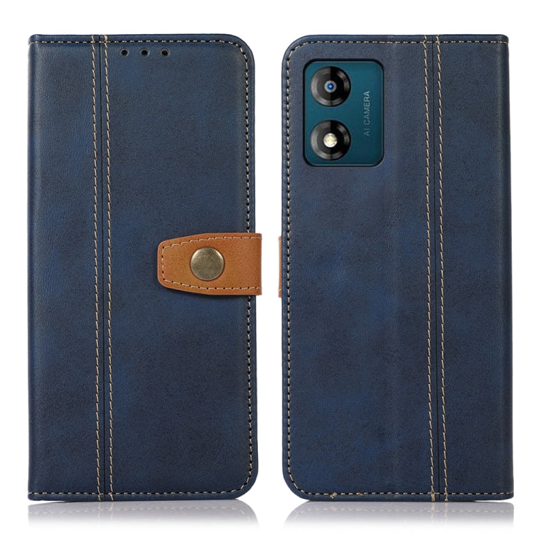 Stitching Thread Calf Texture Leather Phone Case