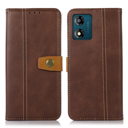 Stitching Thread Calf Texture Leather Phone Case