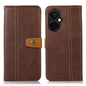 Stitching Thread Calf Texture Leather Phone Case