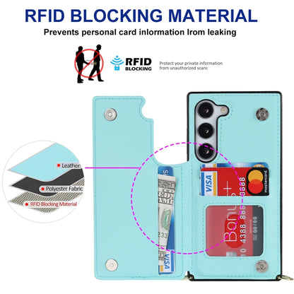 Cross-body Zipper Square Phone Case, For Samsung Galaxy S23 5G, For Samsung Galaxy S23+ 5G, For Samsung Galaxy S23 Ultra 5G