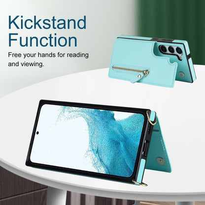 Cross-body Zipper Square Phone Case, For Samsung Galaxy S23 5G, For Samsung Galaxy S23+ 5G, For Samsung Galaxy S23 Ultra 5G