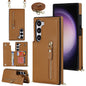 Cross-body Zipper Square Phone Case, For Samsung Galaxy S23 5G, For Samsung Galaxy S23+ 5G, For Samsung Galaxy S23 Ultra 5G