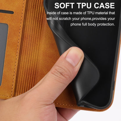 Cubic Grid Calf Texture Magnetic Closure Leather Phone Case, For Google Pixel 7A