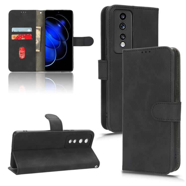 Skin Feel Magnetic Flip Leather Phone Case, For vivo Y02 4G, For Honor 80 GT, For Motorola Moto X40, For Xiaomi Redmi K60E 5G